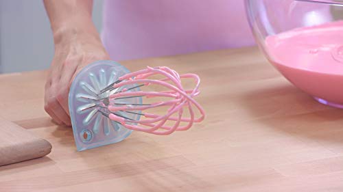 Whisk Wiper - Wipe a Whisk Easily - Multipurpose Kitchen Tool Made In USA - Includes 11" Stainless-Steel Whisk - Cool Baking Gadget, A Great Gift For Men & Women (2pc Whisk Wiper Set, Clear) - Image 8