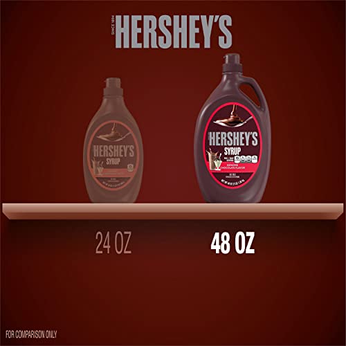 HERSHEY'S Chocolate Syrup Bulk Bottle, 48 oz - Image 3