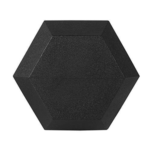 Signature Fitness Rubber Encased Hex Dumbbell, 10LB Pair - Image 2