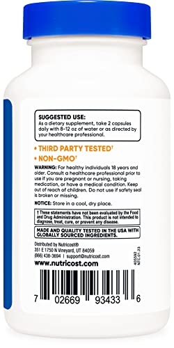 Nutricost Multivitamin for Men 120 Capsules - Vitamins and Minerals for The Healthy Man - Image 4