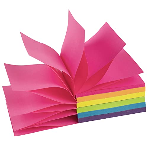 Pop-up Sticky Notes,3x3 in,12 Pads,Bright Colors Super Sticking Power Memo Pads, 6 Colors, Strong Adhesive - Image 3