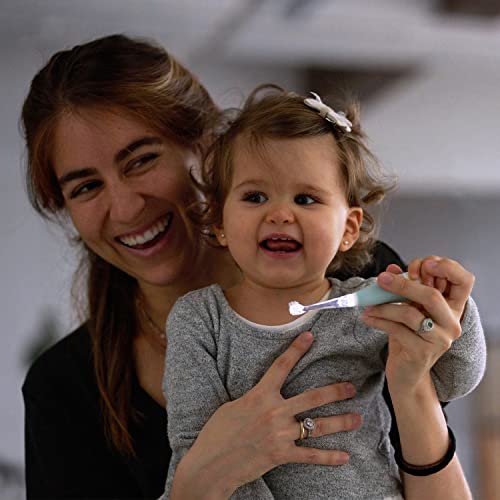 Papablic BabyHandy 2-Stage Baby Sonic Electric Toothbrush for Babies and Toddlers Ages 0-3 Years - Image 2