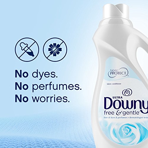 Downy Ultra Liquid Fabric Conditioner, Free & Gentle , 34 Fl oz - Image 6