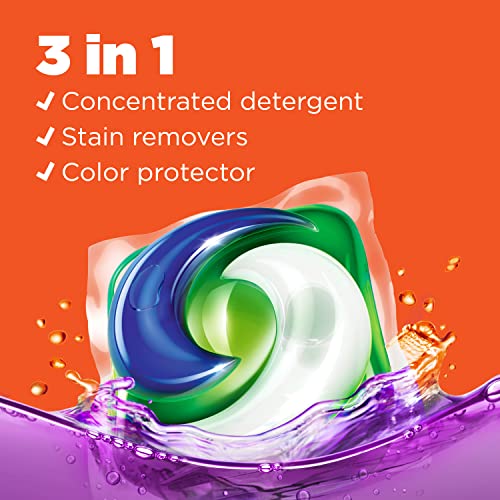 Tide PODS Liquid Laundry Detergent Soap Pacs HE Compatible 76 Count Powerful 3-in-1 Clean in one Step Spring Meadow Scent - Image 5