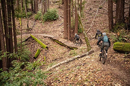 CamelBak M.U.L.E. 12 Mountain Biking Hydration Pack - Easy Refilling Hydration Backpack - Magnetic Tube Trap 100oz, Moroccan Blue/Black - Image 3