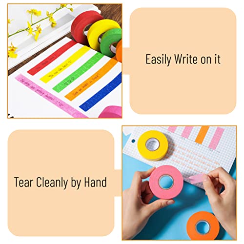 Mr. Pen- Colored Masking Tape, Colored Painters Tape for Arts and Crafts, 6 Pack, Drafting Tape, Craft Tape, Labeling Tape, Paper Tape, Masking Tape, Colored Tape, Colorful Tape, Artist Tape, Art Tape - Image 6