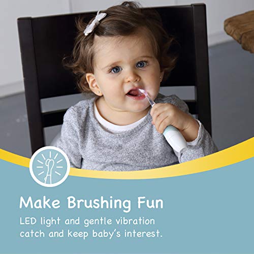 Papablic BabyHandy 2-Stage Baby Sonic Electric Toothbrush for Babies and Toddlers Ages 0-3 Years - Image 6