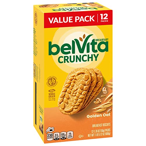 belVita Golden Oat Breakfast Biscuits, Value Pack, 12 Packs (4 Biscuits Per Pack) - Image 9