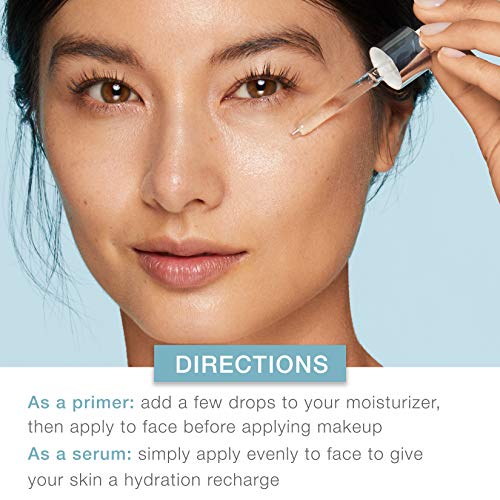 Neutrogena Hydro Boost Glow Booster Primer & Serum, Hydrating & Moisturizing Face Serum-to-Primer Hybrid, Infused with Purified Hyaluronic Acid & Designed to Instantly Hydrate, 1.0 fl. oz - Image 8