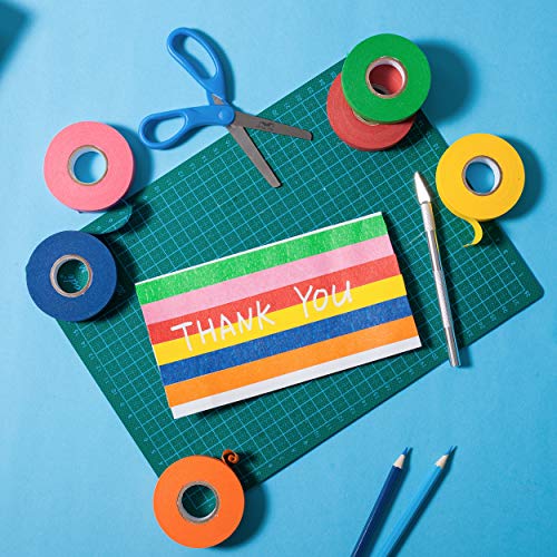 Mr. Pen- Colored Masking Tape, Colored Painters Tape for Arts and Crafts, 6 Pack, Drafting Tape, Craft Tape, Labeling Tape, Paper Tape, Masking Tape, Colored Tape, Colorful Tape, Artist Tape, Art Tape - Image 2