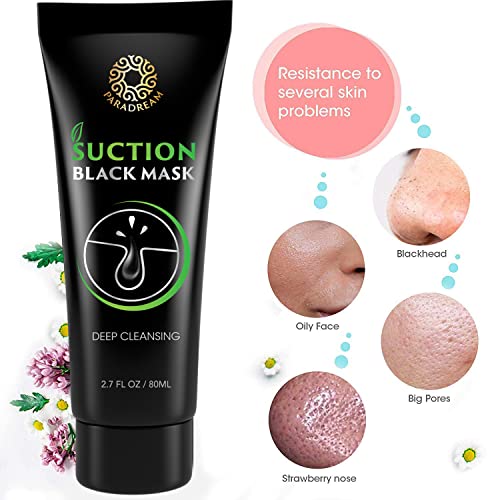 Blackhead Remover Mask, 80ML Purifying Peel Off Mask Remover Mask, Charcoal Face Mask for Deep Cleansing Blackheads, Dirts, Pores - Green - Image 4