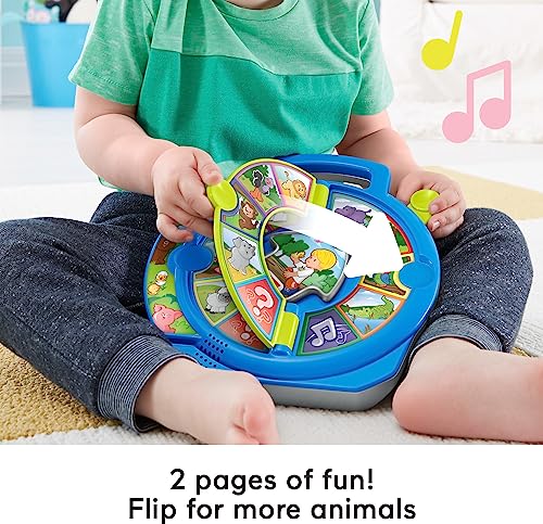 Fisher-Price Little People Toddler Learning Toy World of Animals See ‘N Say with Music and Sounds for Ages 18+ Months - Image 7